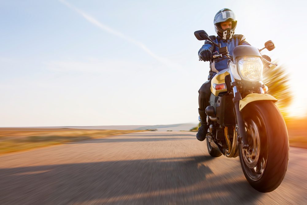 How can I stay safe on a motorcycle?
