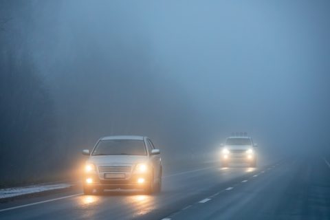 Driving safely through fog